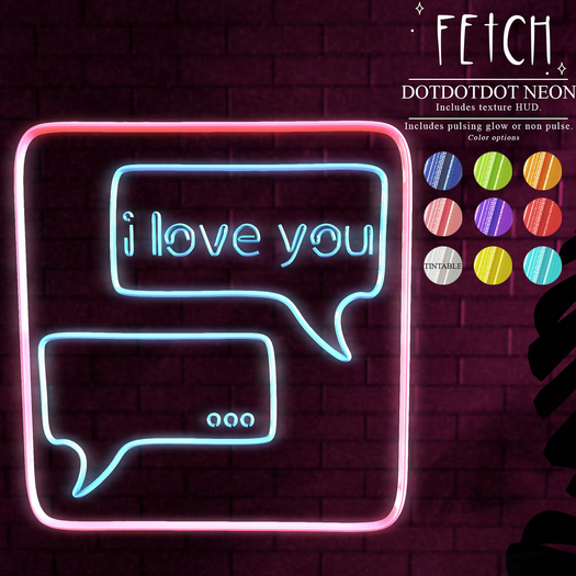 Second Life Marketplace - [Fetch] Dotdotdot Neon